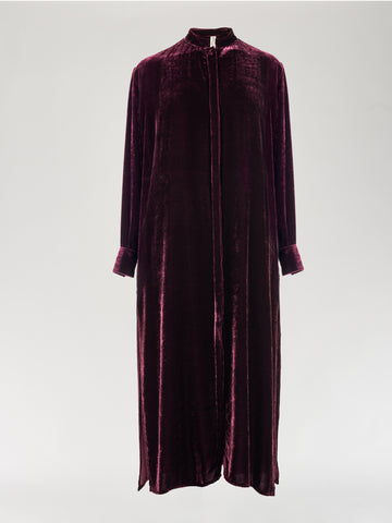 Jealousy Purple Velvet Chemisier