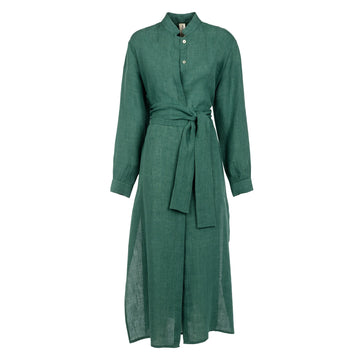Golfo Green Linen Chemisier