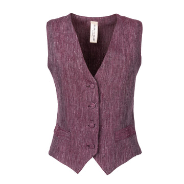 Sea Orchid Linen Vest