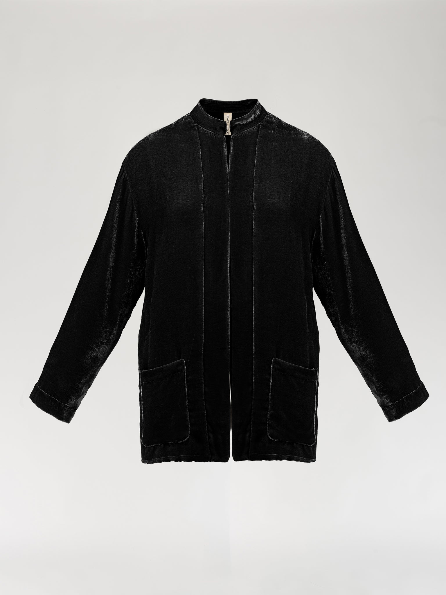 Midnight Black Velvet Jacket