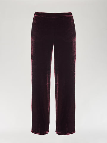 Jealousy Purple Velvet Trousers