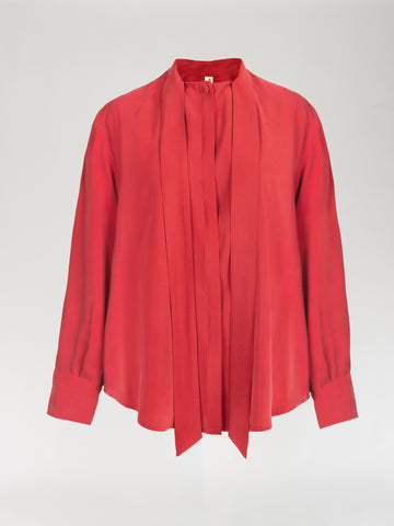 Corbezzolo Red Silk Shirt