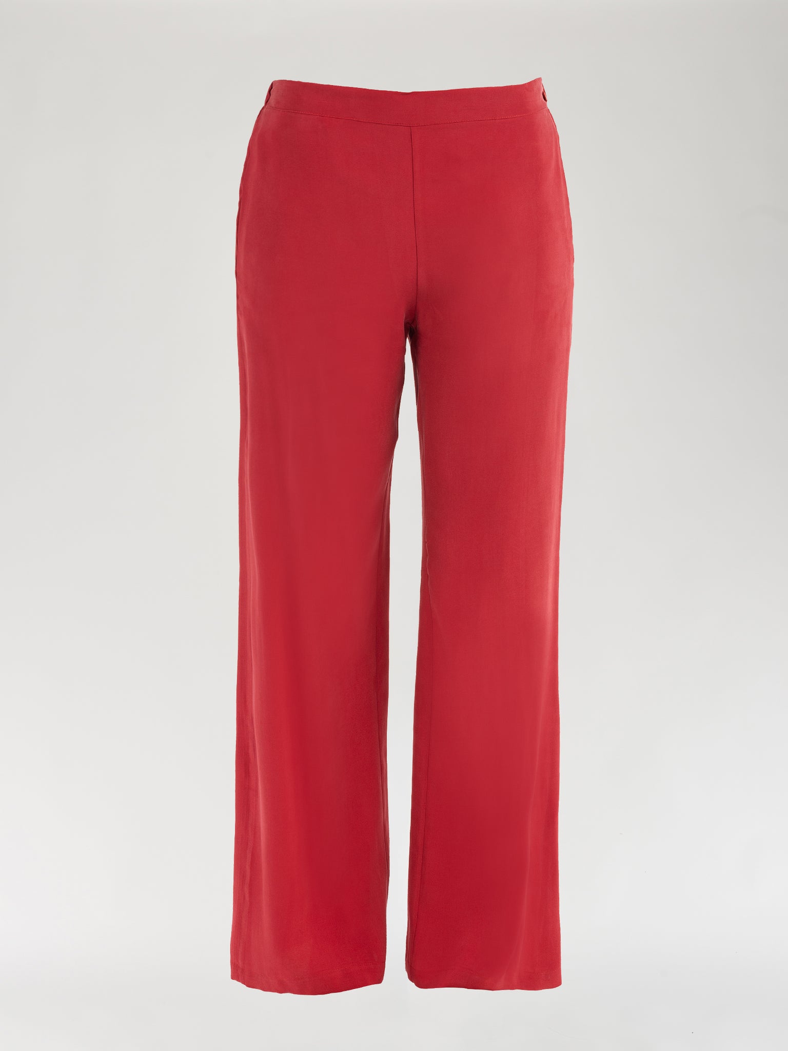 Corbezzolo Red Silk Trousers