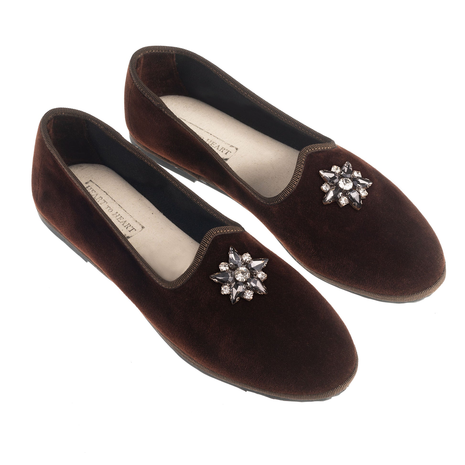 Strass Rose Star Black Diamond