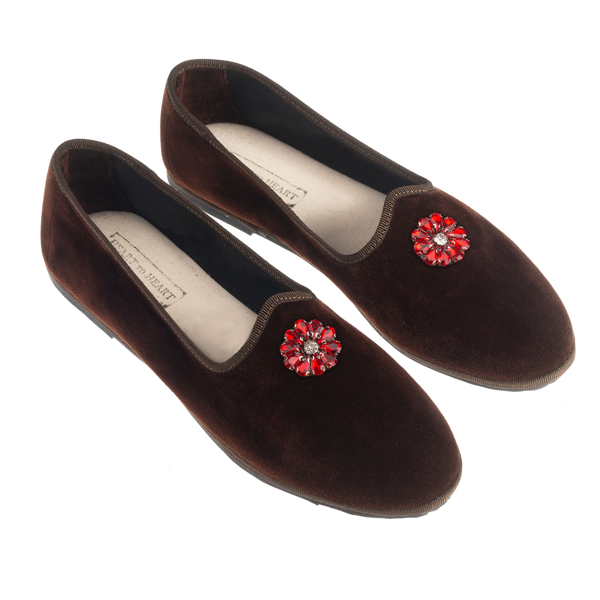 Strass Rose Siam Red