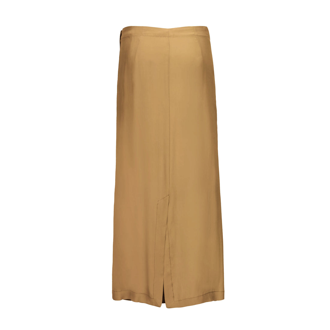 Mustard Brown Wrap Skirt