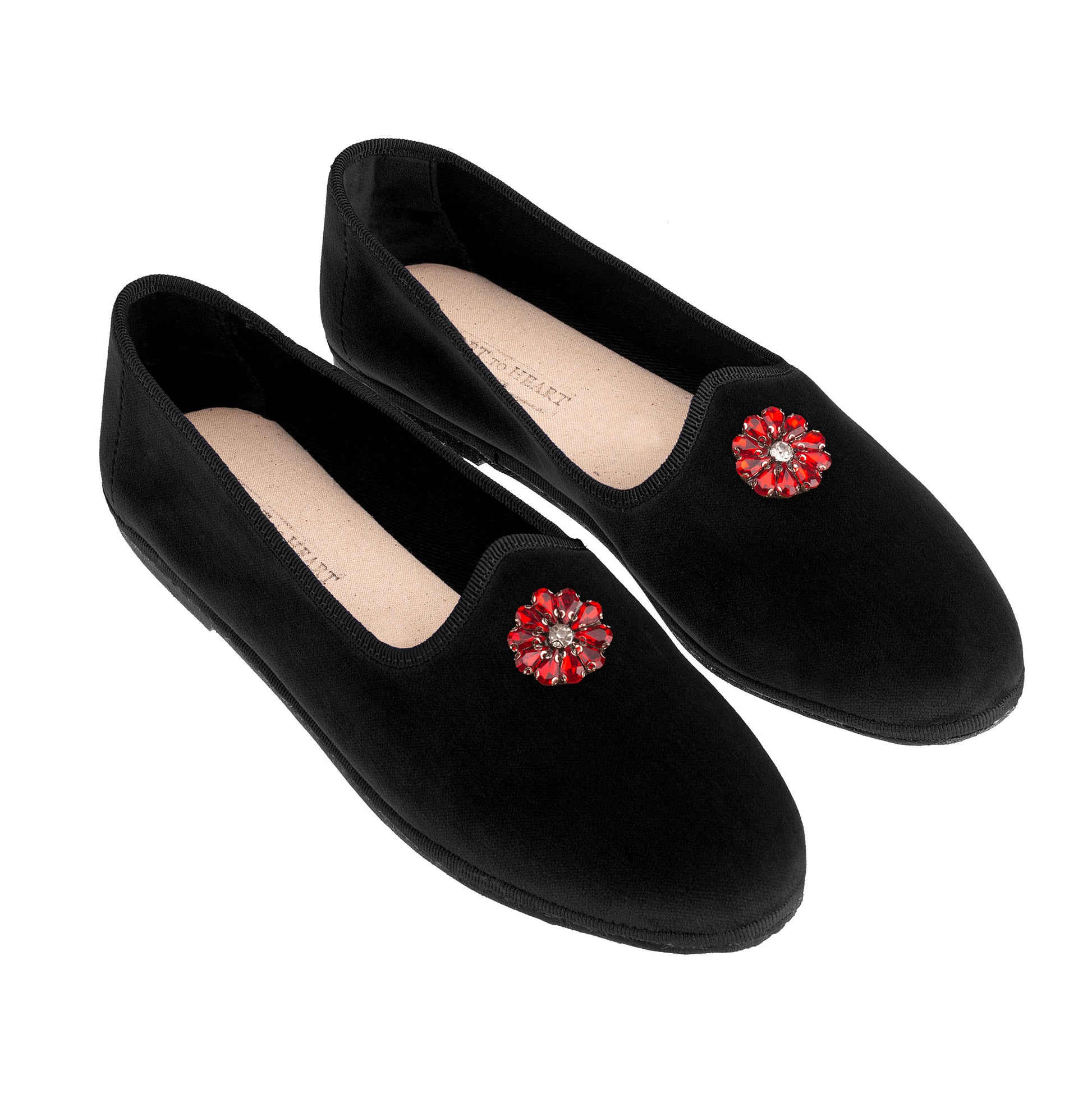 Strass Rose Siam Red