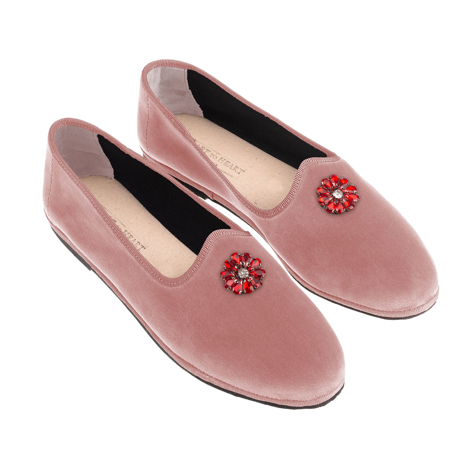 Strass Rose Siam Red