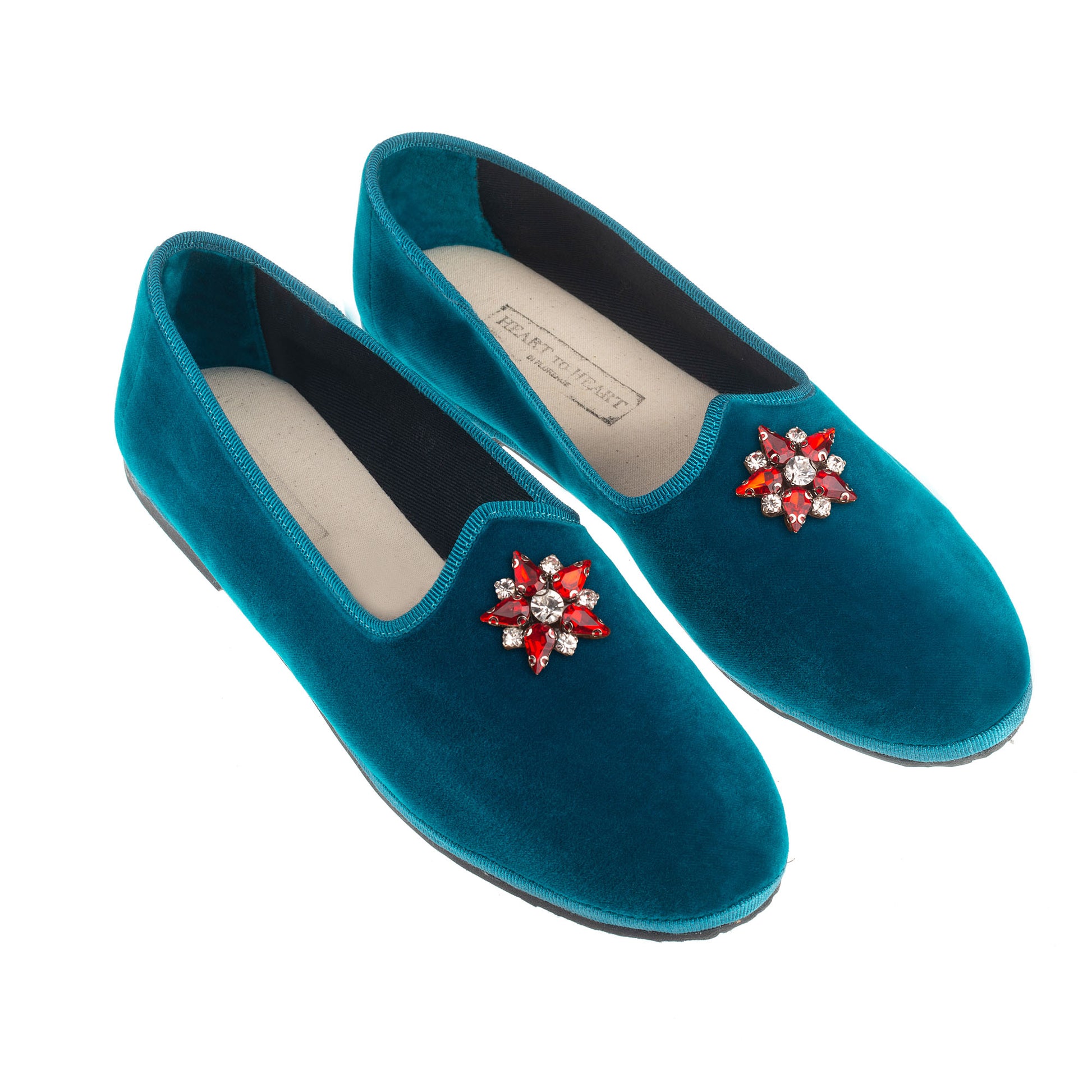 Strass Rose Star Siam Red