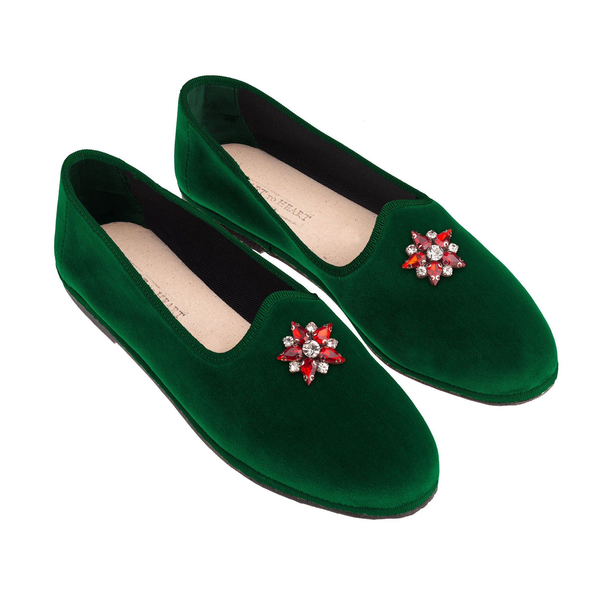 Strass Rose Star Siam Red