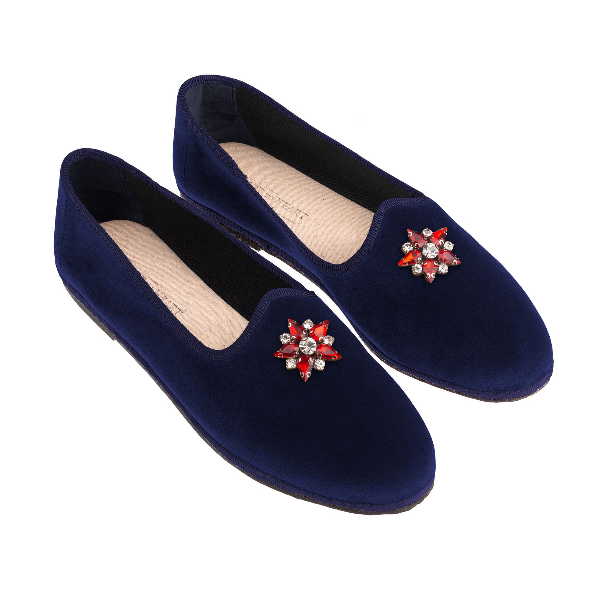 Strass Rose Star Siam Red
