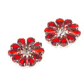 Strass Rose Siam Red