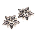 Strass Rose Star Black Diamond