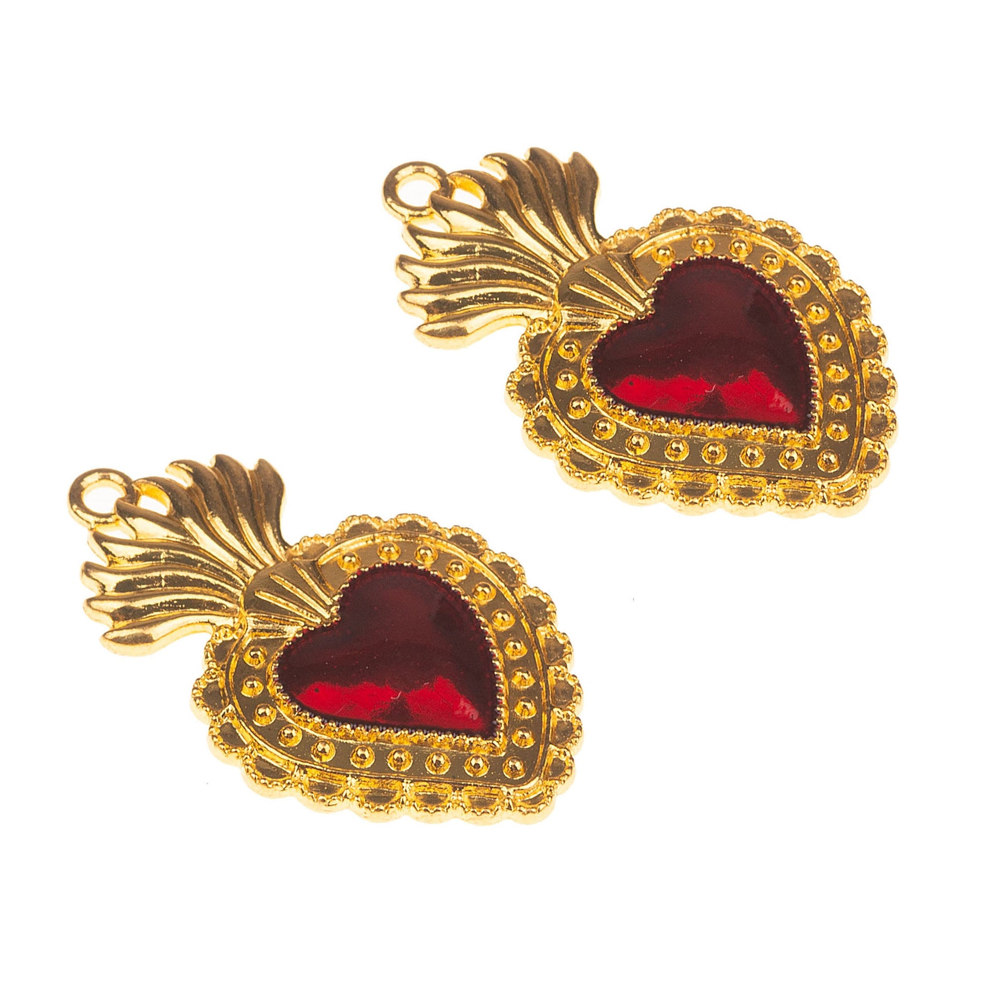 Gold Holy Heart Medium