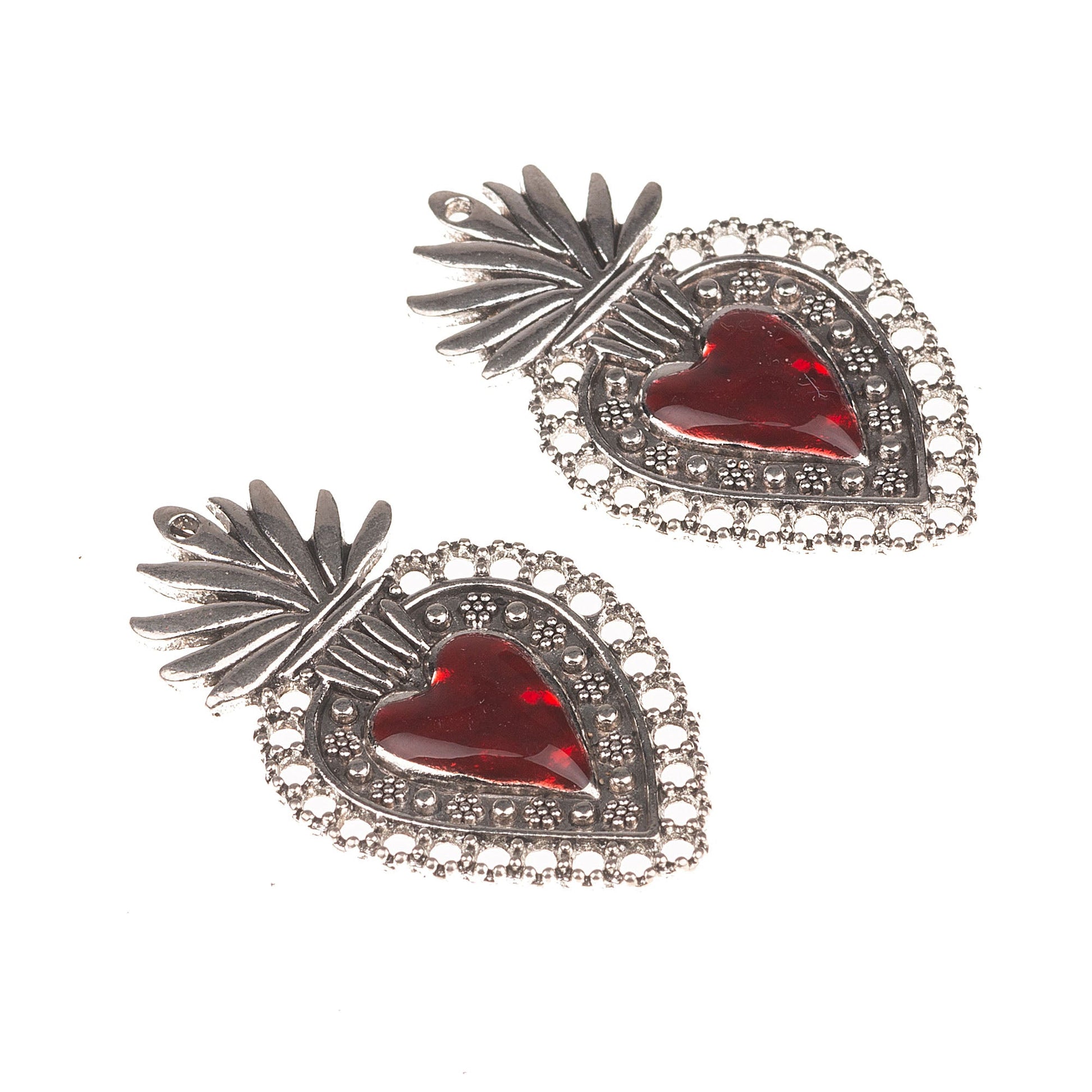 Silver Holy Heart Medium