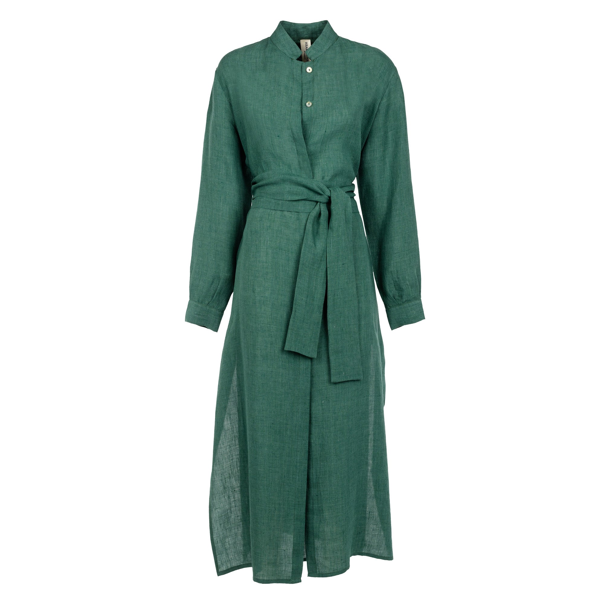 Golfo Green Linen Chemisier