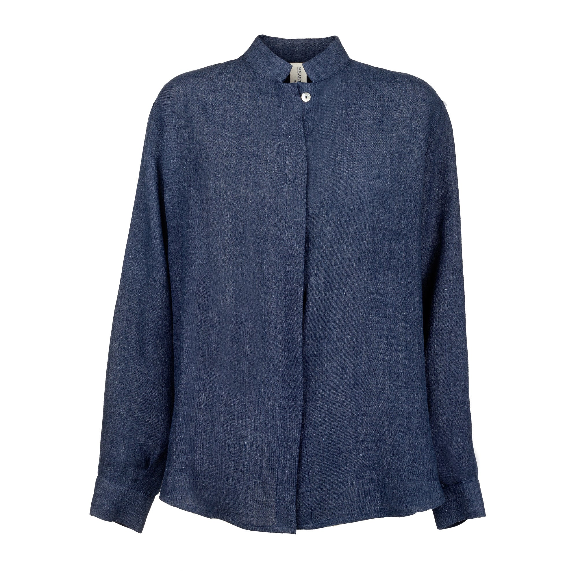 Night Blue Linen Shirt