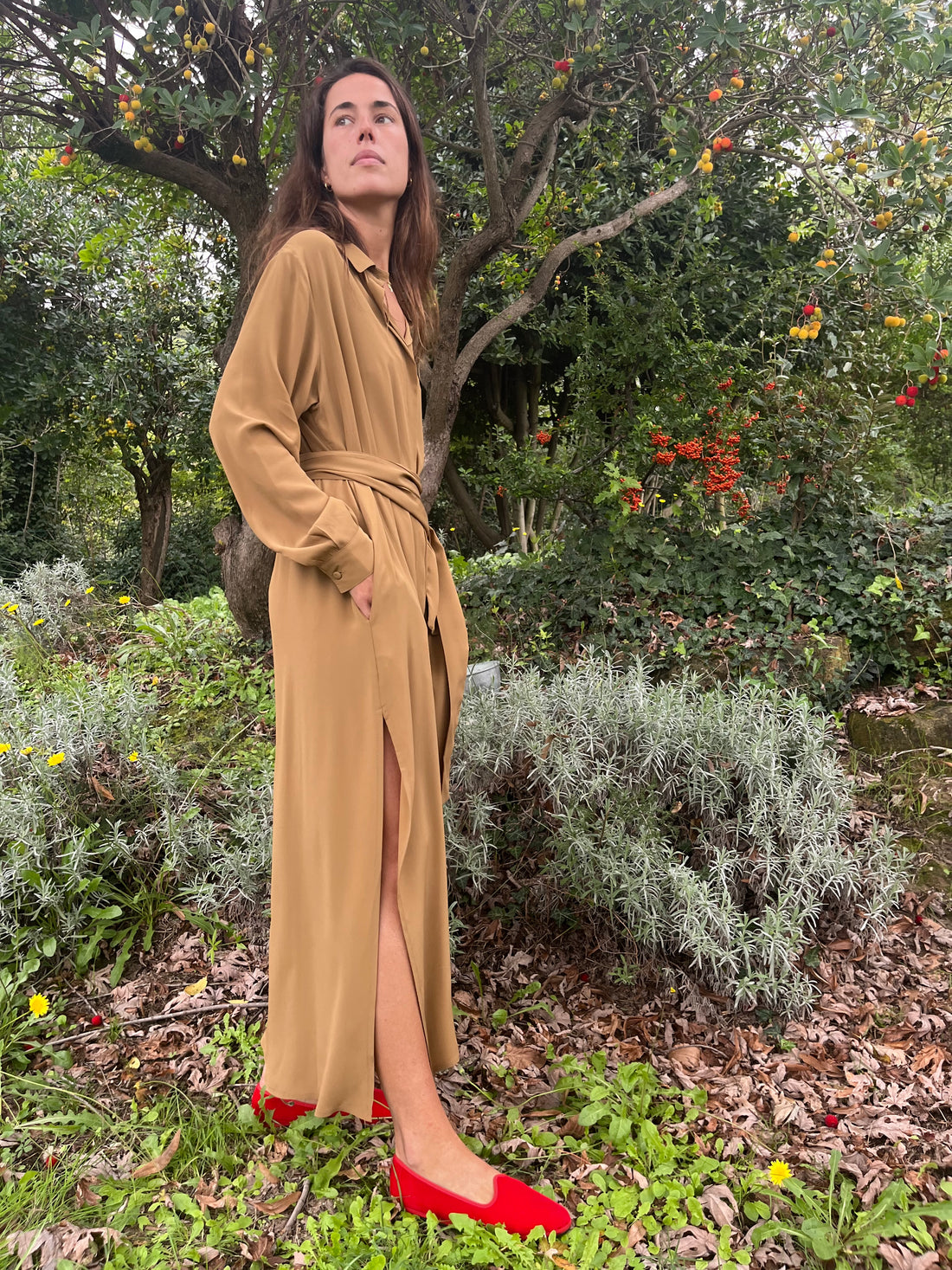 Mustard Brown Chemisier