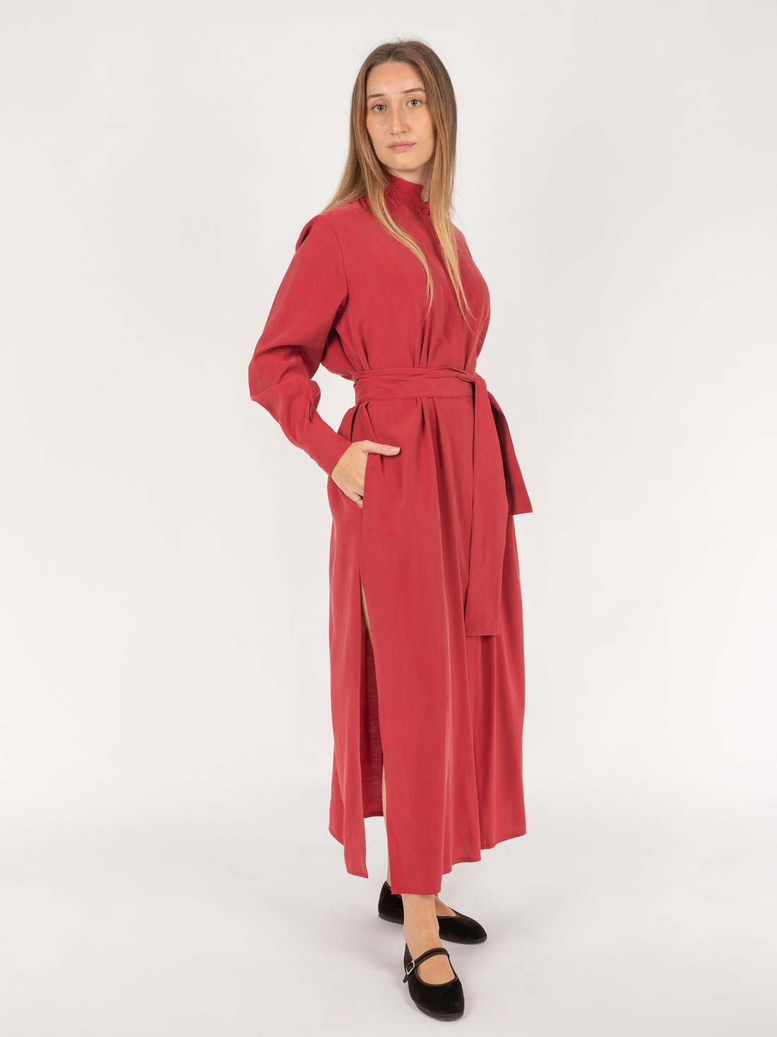 Corbezzolo Red Silk Chemisier
