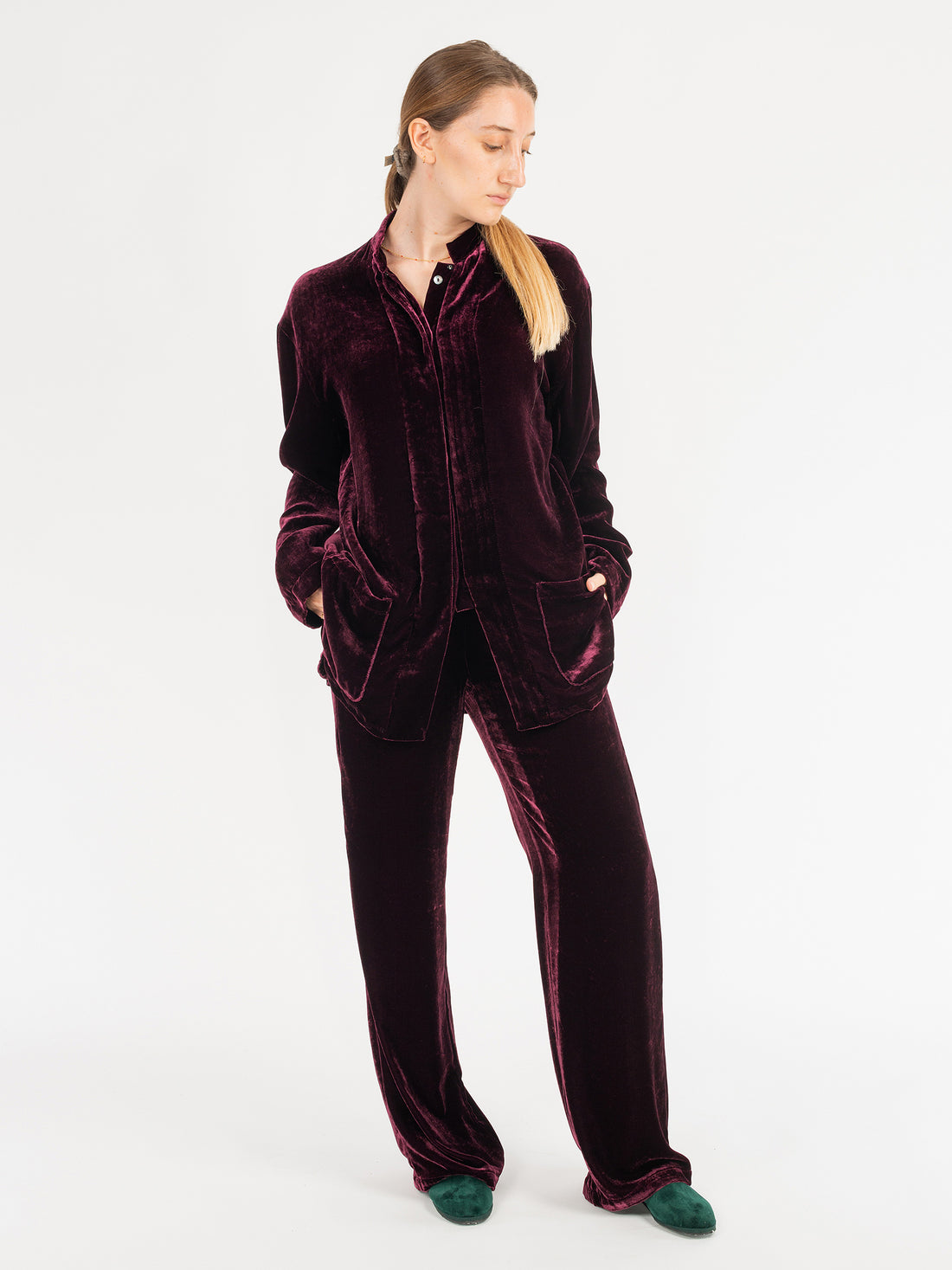 Jealousy Purple Velvet Jacket