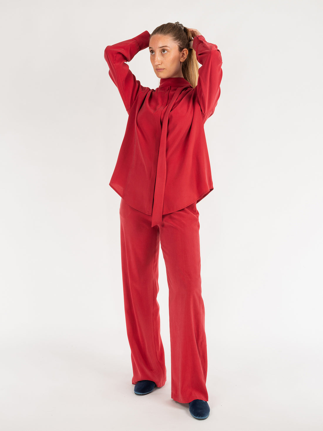 Corbezzolo Red Silk Shirt