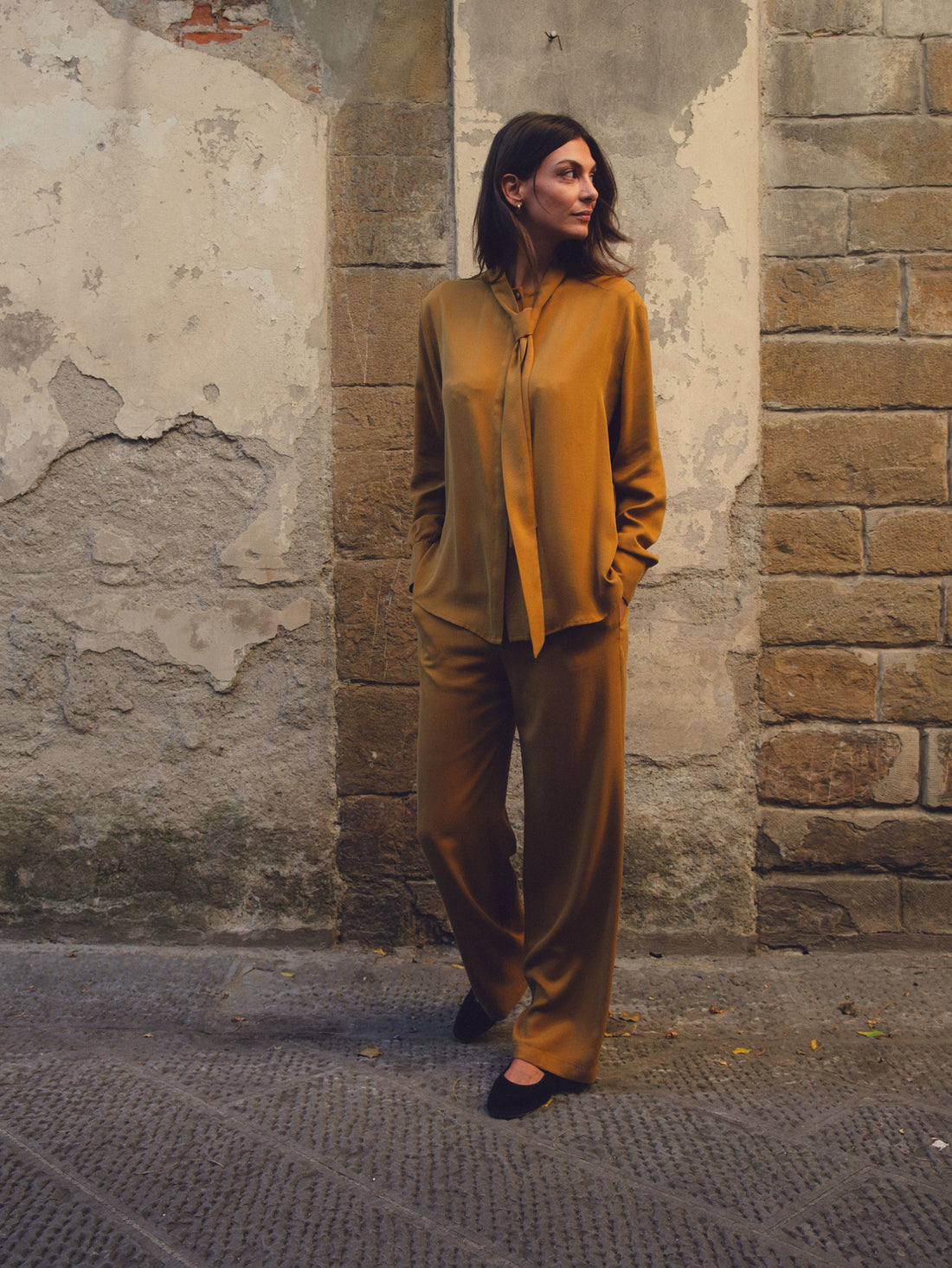 Fall Yellow Tancel Shirt