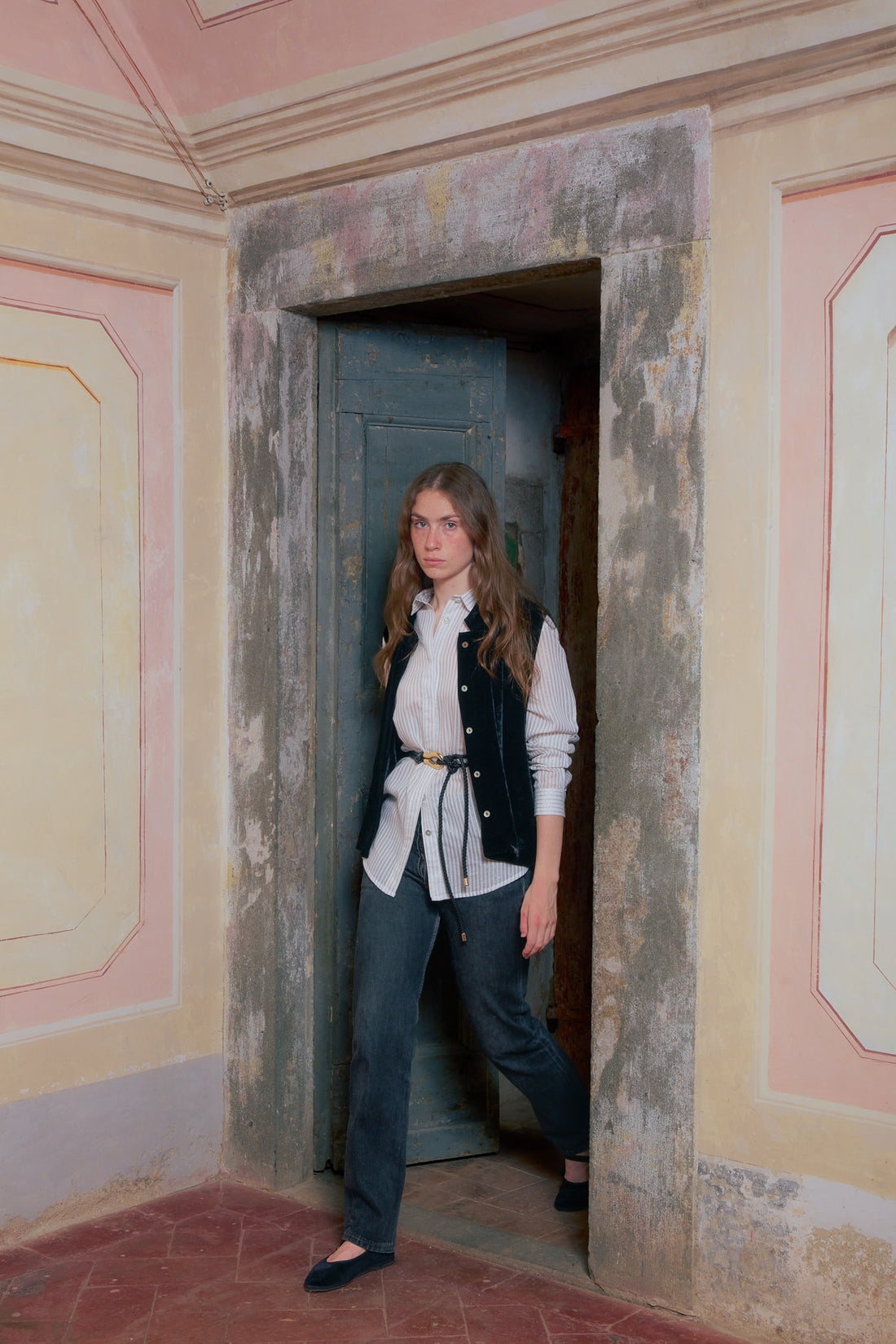 Gilet Etoile in Velluto di Seta