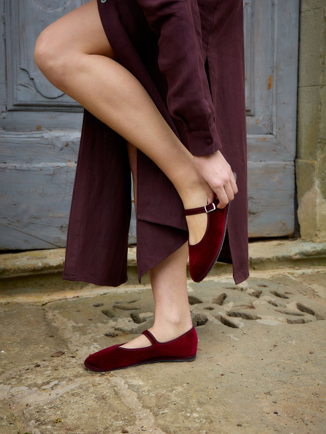 Friulane Mary Jane Burgundy