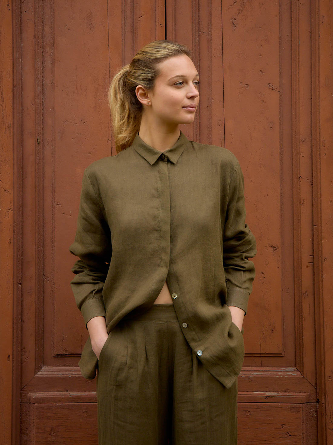 Shirt Moss Green