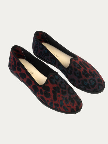 Friulane Leopard Bordeux & Nero