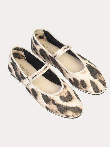 Friulane Mary Jane Leopard Black & White